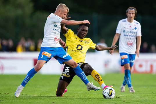 Värnamos Viktor Bergh och Elfsborgs Jalal Abdullai