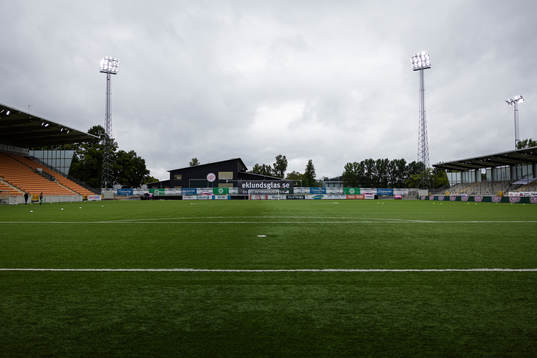 Generell vy på Hitachi Energy Arena innan fotbollsmatchen