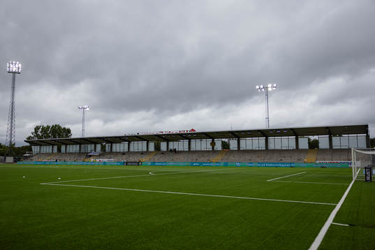 Generell vy på Hitachi Energy Arena innan fotbollsmatchen