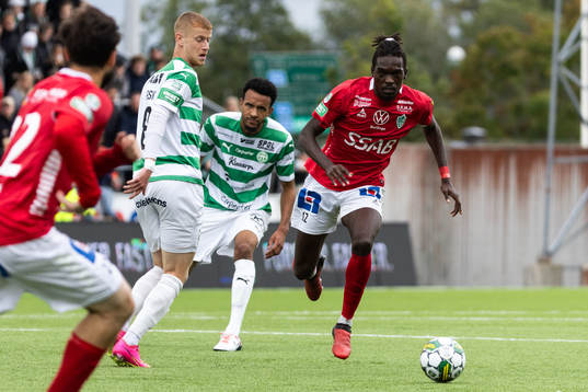 Västerås SKs Daniel Ask och Brages Ieltsin Jeronimo
