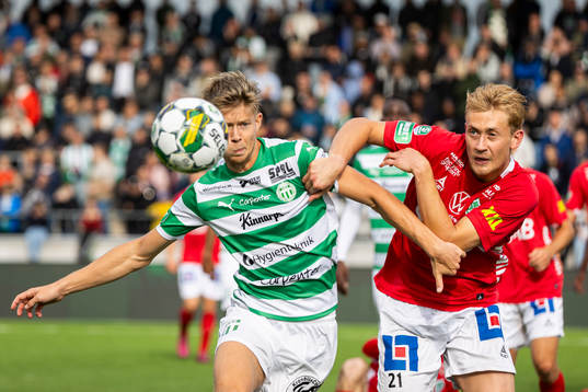 Västerås SKs Patric Åslund och Brages Henry Sletsjøe