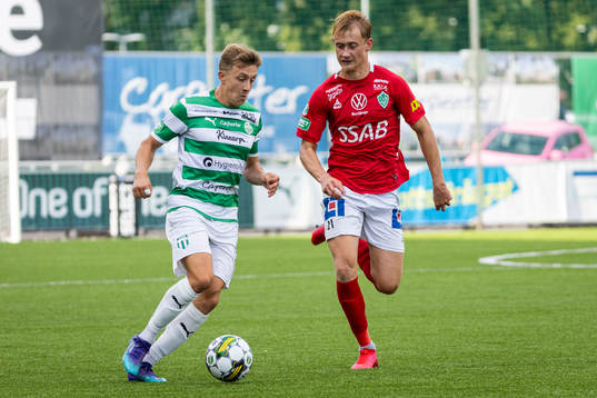 Västerås SKs Simon Gefvert och Brages Henry Sletsjøe