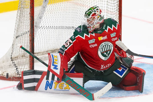 Frölundas målvakt Stephanie Neatby