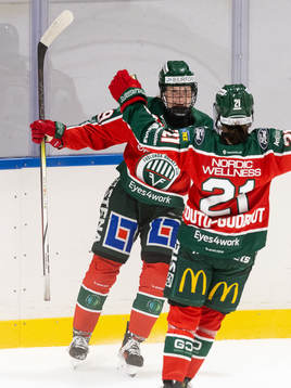 Frölundas Felizia Wikner Zienkiewicz jublar