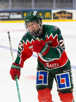 Frölundas Andrea Dalen jublar