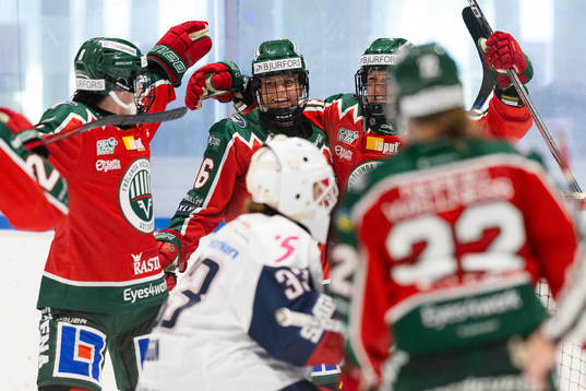 Frölundas Jennifer Carlsson jublar