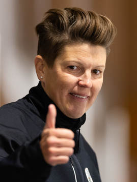 Frölundas tränare Erika Holst