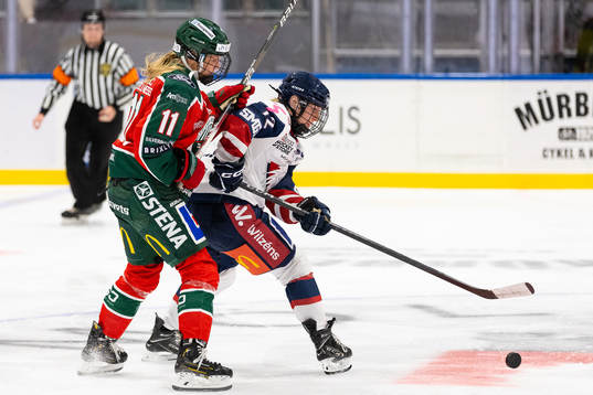 Frölundas Ella Hellman och Linköpings Ingrid Morset