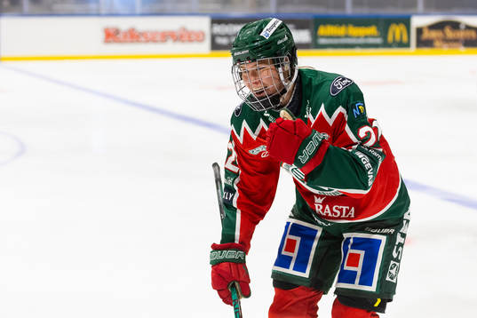 Frölundas Andrea Dalen jublar