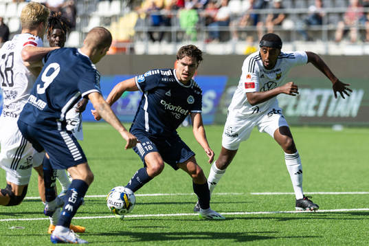 Utsiktens William Milovanovic och Östersunds Theodore Rask