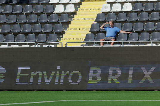 under fotbollsmatchen i Superettan mellan Utsikten och
