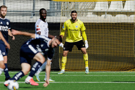 under fotbollsmatchen i Superettan mellan Utsikten och