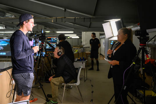 Timrås Filip Hållander i intervju med expressens Jennifer