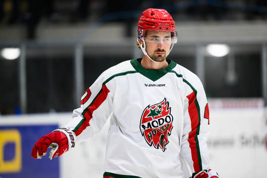 under ishockeymatchen i SCA-cupen mellan Modo och Timrå
