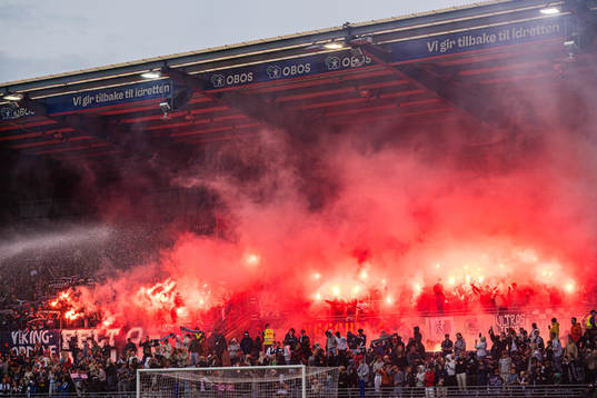 Spectators in the stands