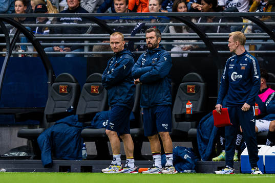 Morten Jensen and Bjarte Lunde Aarsheim, head coach of
