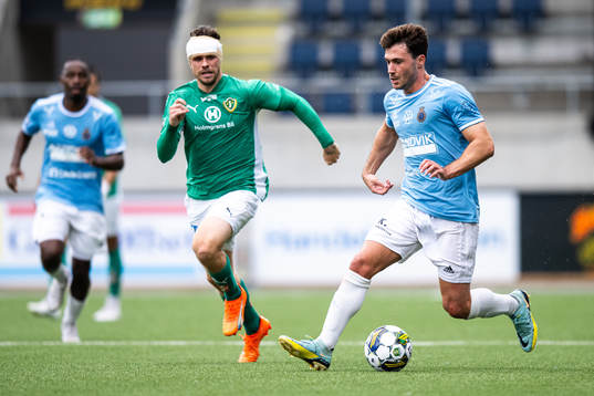 Jönköpings Södras Jesper Manns och Gefles Iu Ranera Grau