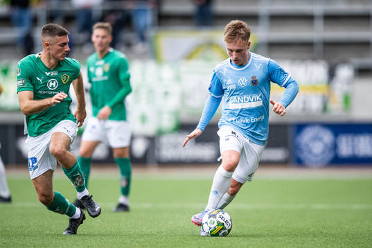 Jönköpings Södras Marko Nikolic och Gefles Constantino