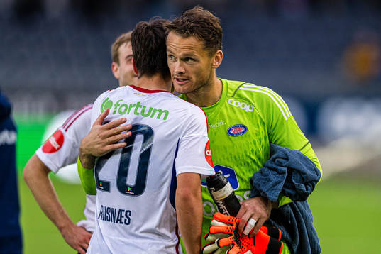 Magnus Riisnæs and Jacob Storevik of Vålerenga