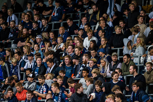Spectators in the stands