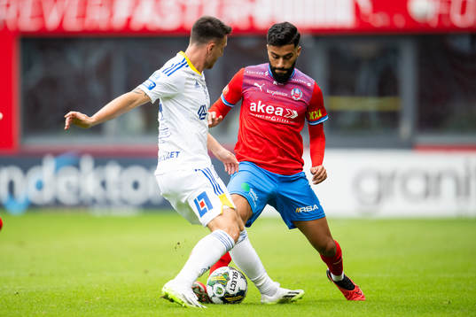 Helsingborgs Amin Al-Hamawi och GIF Sundsvalls Alexander