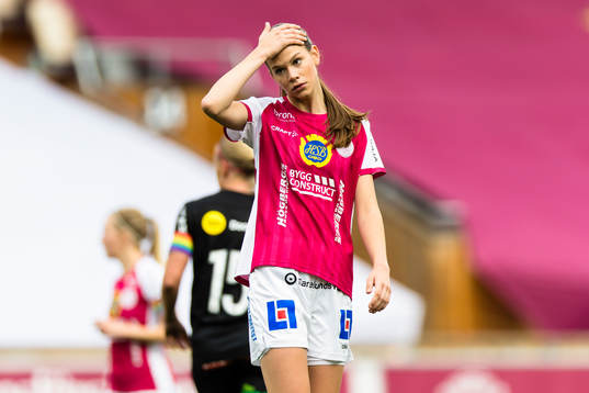 IK Uppsalas Bella Andersson deppar