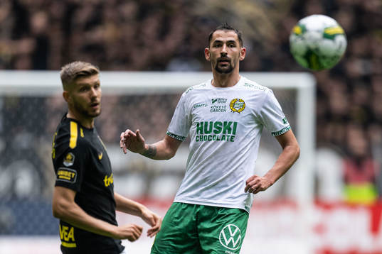 AIKs Anton Salétros och Hammarbys Loret Sadiku