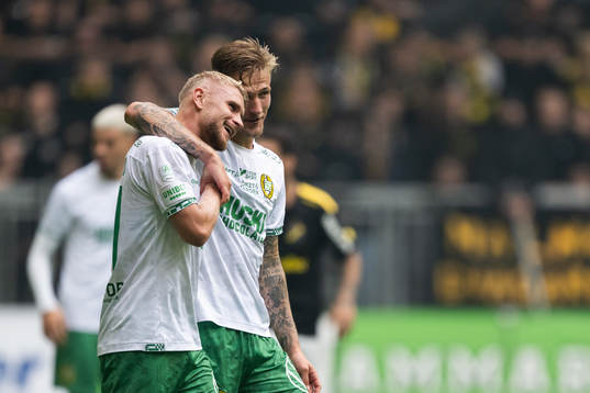 Hammarbys Simon Strand och Fredrik Hammar
