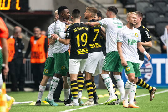 Hammarbys Marcus Rafferty, Shaquille Pinas, Viktor