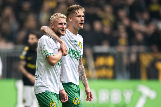 Hammarbys Simon Strand och Fredrik Hammar