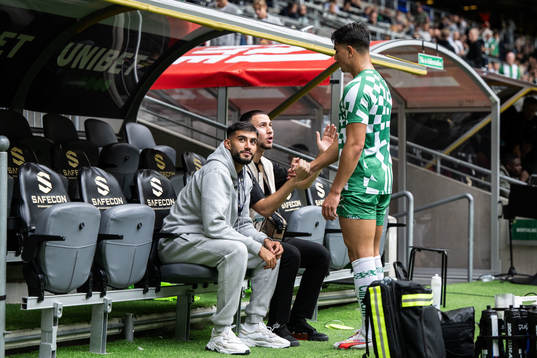 Hammarbys Montader Majed, bdelrahman Boudah Saidi och Jusef