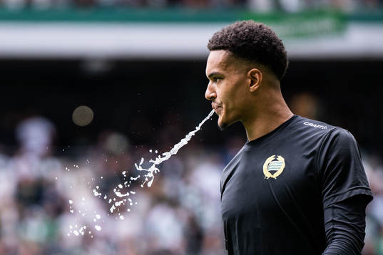 Hammarbys målvakt Oliver Dovin