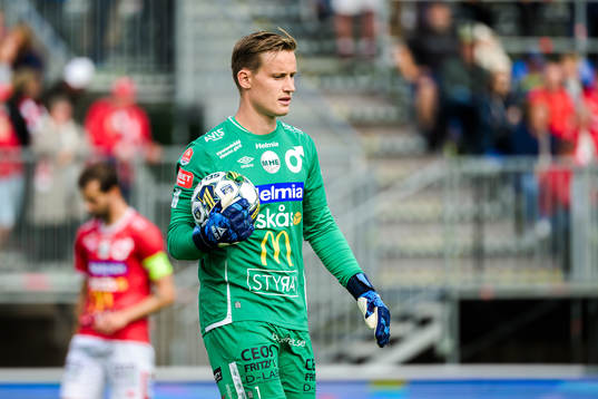 Degerfors målvakt Sondre Lovseth Rossbach