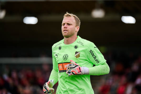 Häckens målvakt Peter Abrahamsson