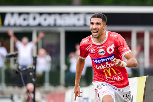 Degerfors Elyas Bouzaiene jublar