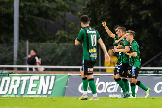 Varbergs Victor Karlsson jublar