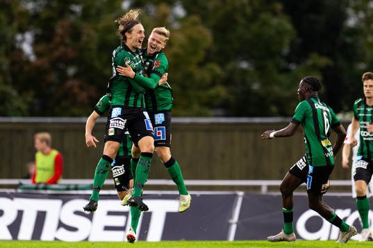 Varbergs Joakim Lindner jublar