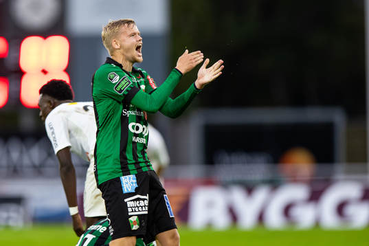 Varbergs Leo Frigell Jansson jublar