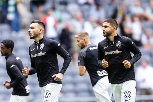 AIKs Ioannis Pittas och Omar Faraj