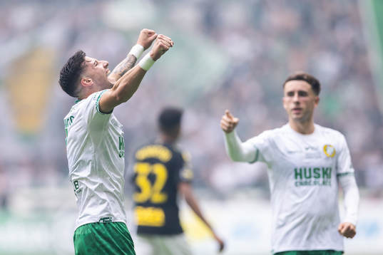 Hammarbys Viktor Djukanovic jublar
