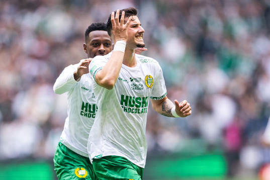 Hammarbys Viktor Djukanovic jublar
