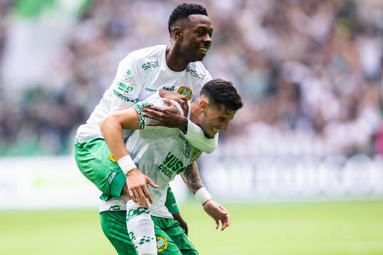 Hammarbys Viktor Djukanovic jublar