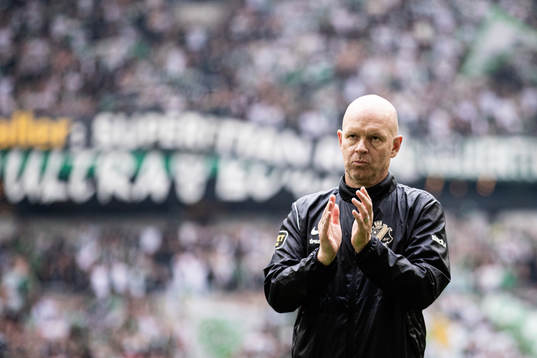 s tränare Henning Berg deppar