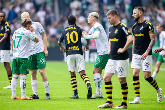s Jimmy Durmaz och Hammarbys Edvin Kurtulus