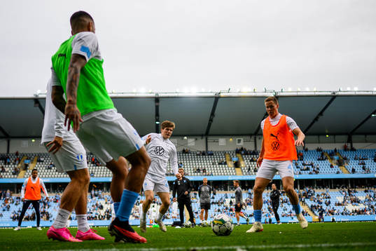 Malmö FFs Niklas Moisander och Oliver Berg