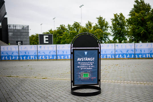 Avstängt för passage vid bortastå