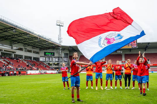 Helsingborgs Wilhelm Loeper och Jon Birkfeldt jublar