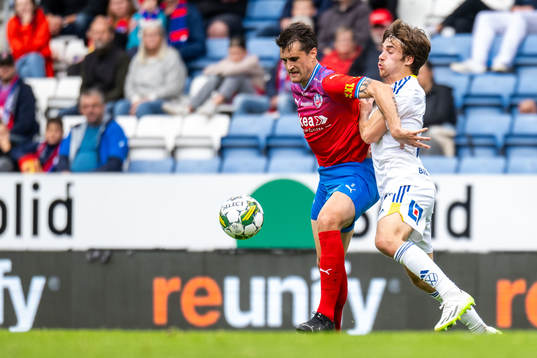 Helsingborgs Jon Birkfeldt och GIF Sundsvalls Johan