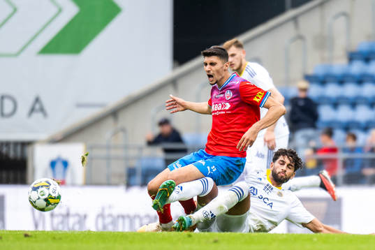 Helsingborgs Amar Muhsin och GIF Sundsvalls Elias Durmaz