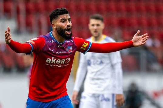 Helsingborgs Amin Al-Hamawi reagerar